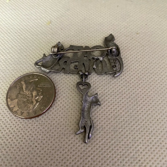 Cat Lover Silver Brooche - Picture 4 of 5